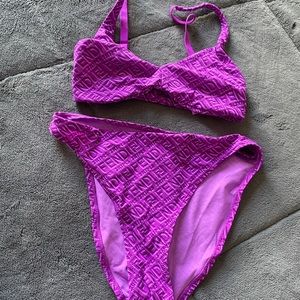 Fendi Skims swimsuit for sale. Bottom XS, Top XXS